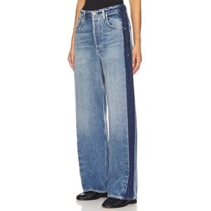 Citizens Of Humanity Ayla Baggy Tuxedo Stripe